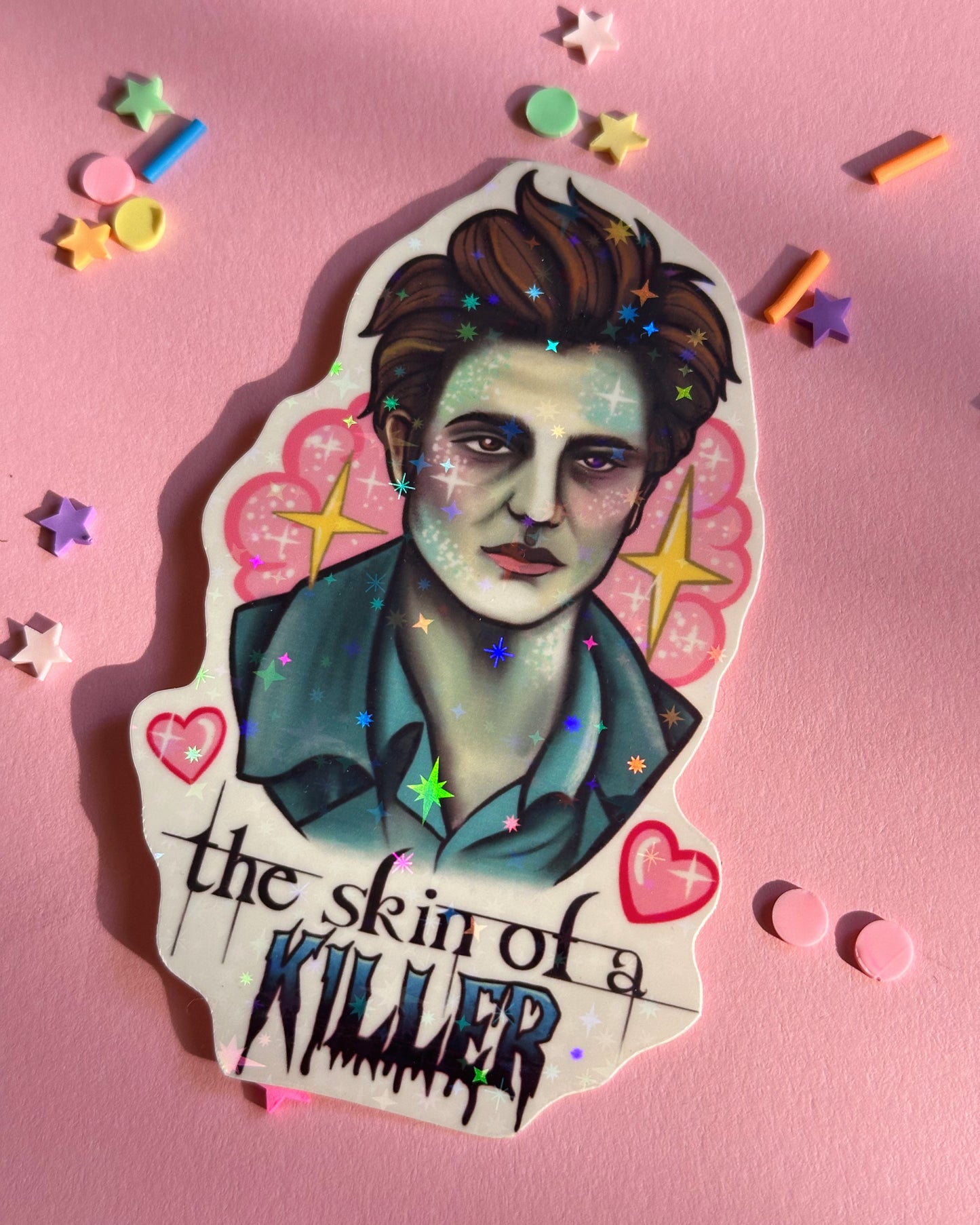 Glittery Edward Cullen Sticker