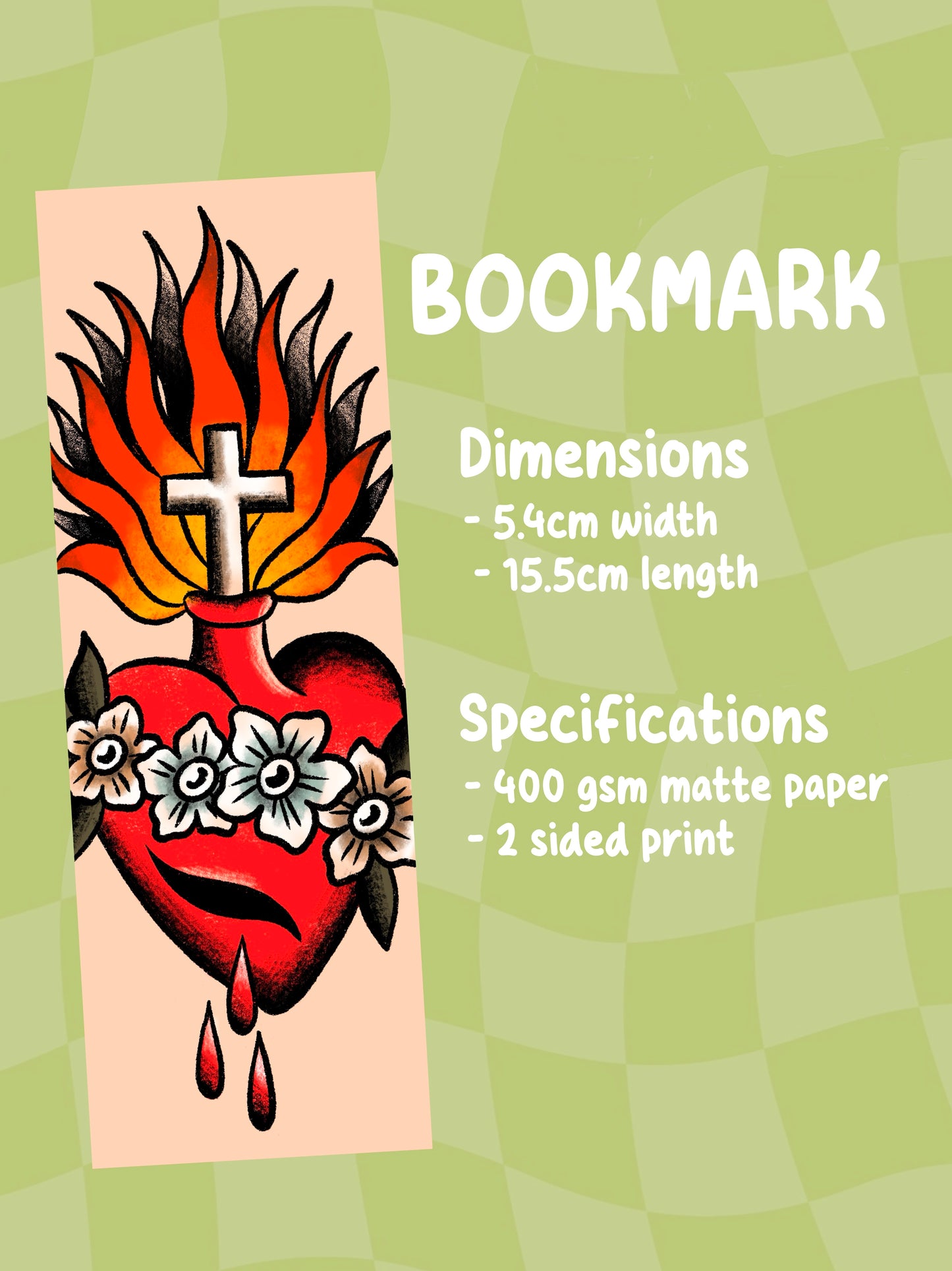 Sacred Heart Bookmark