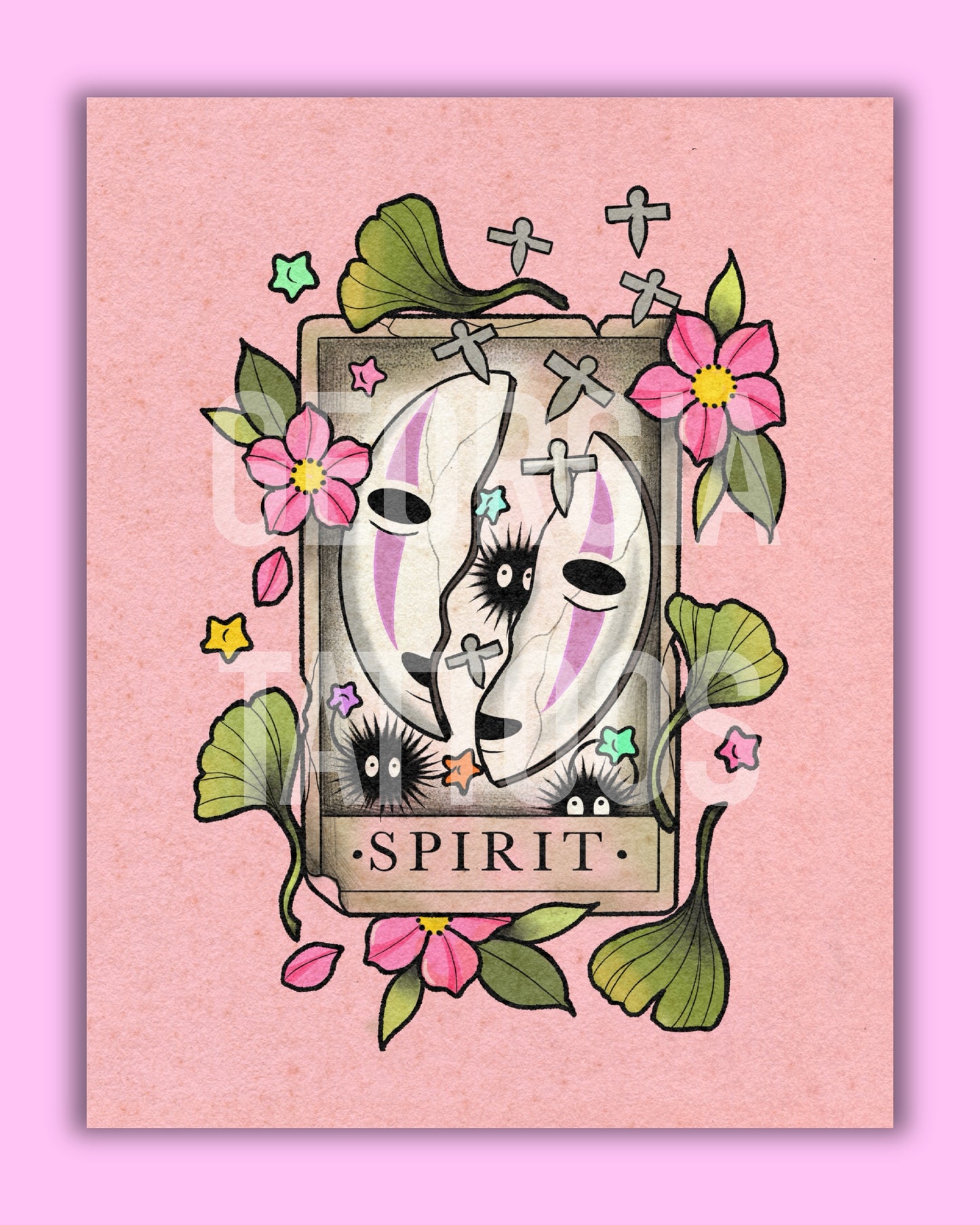 Noface Tarot Print