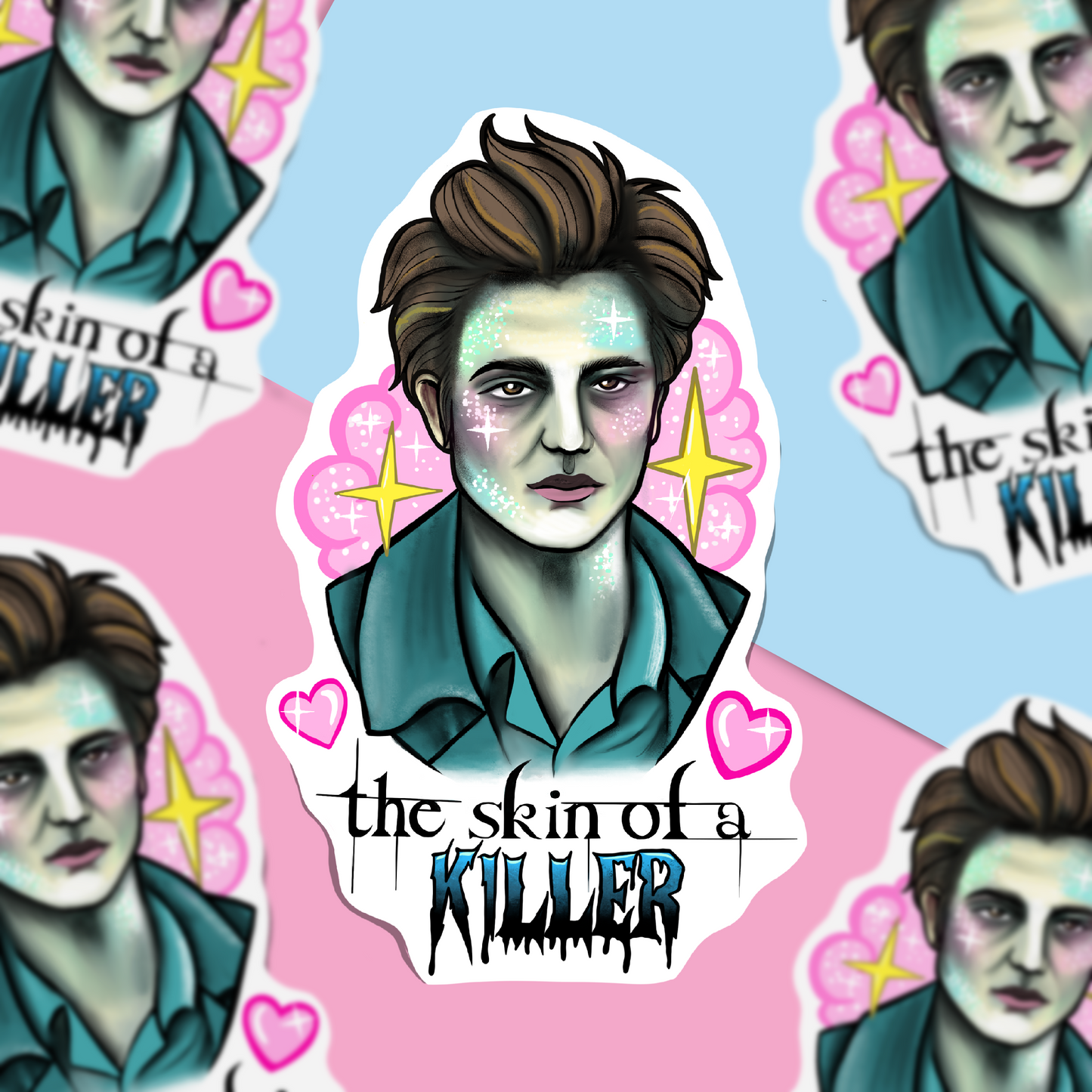 Glittery Edward Cullen Sticker