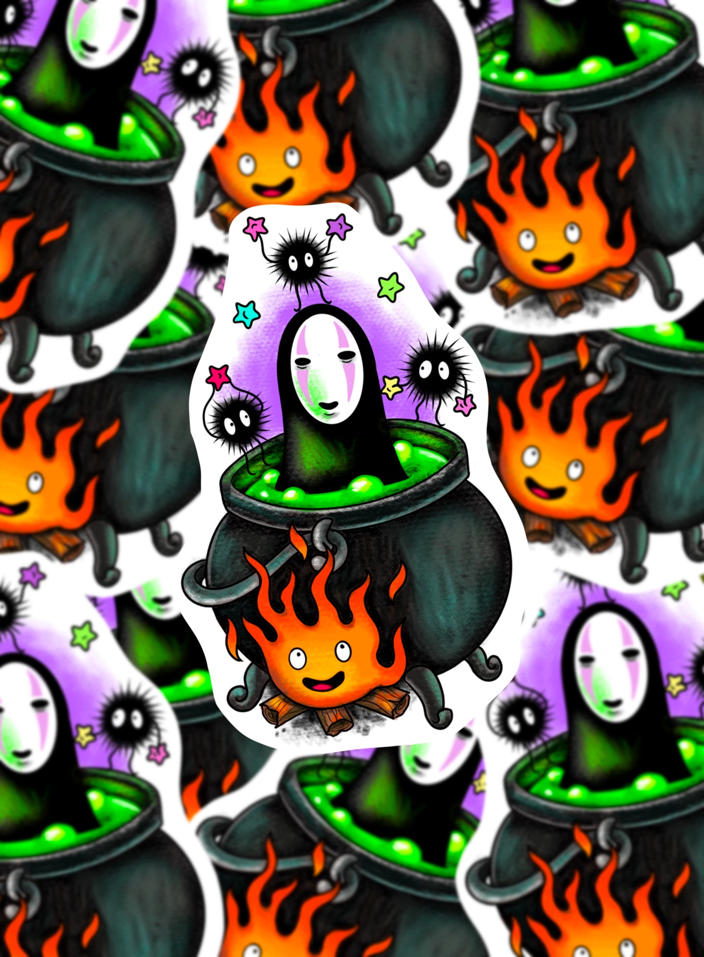 Noface Cauldron Sticker