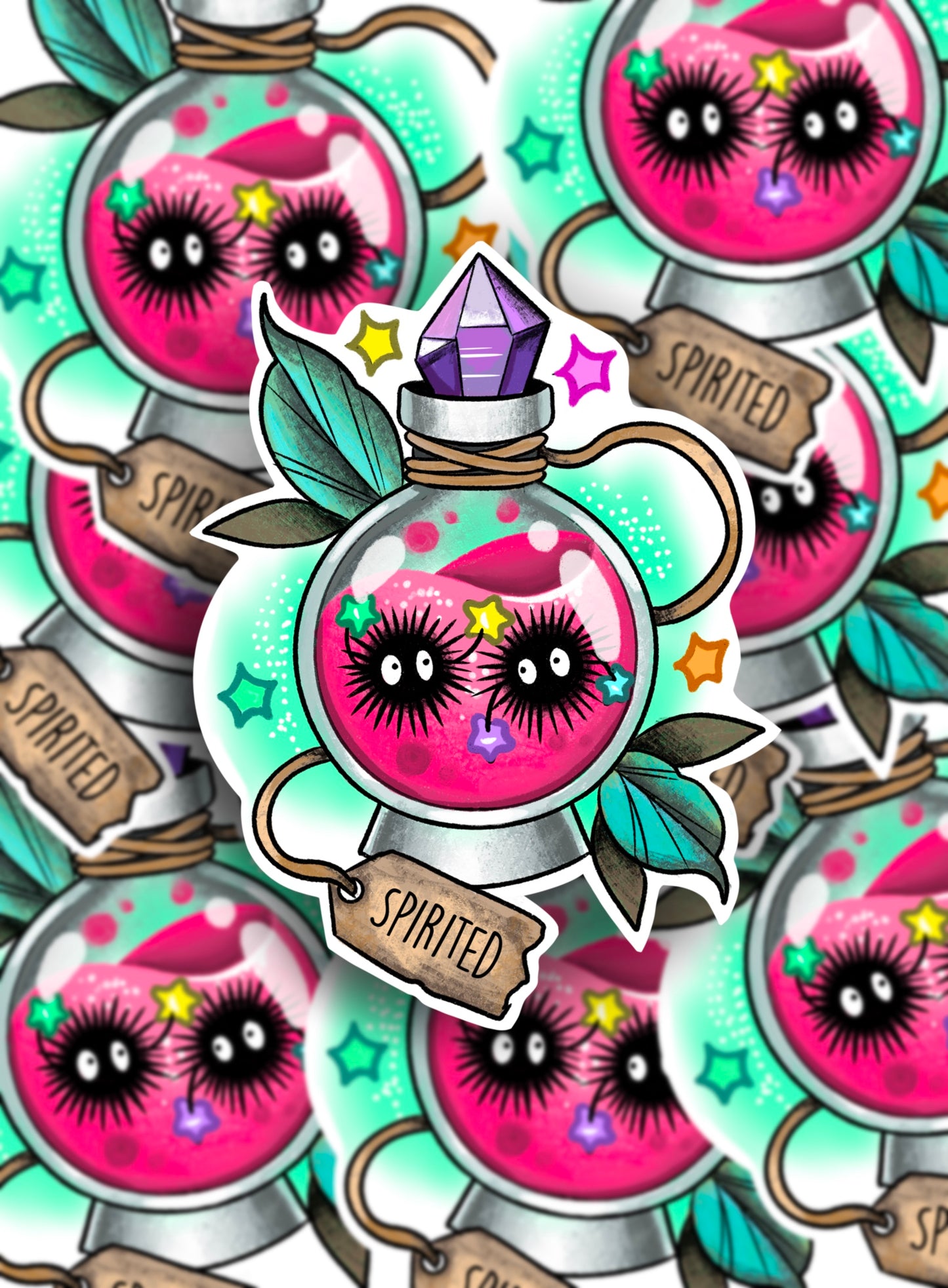 Soot Sprite Bottle Sticker
