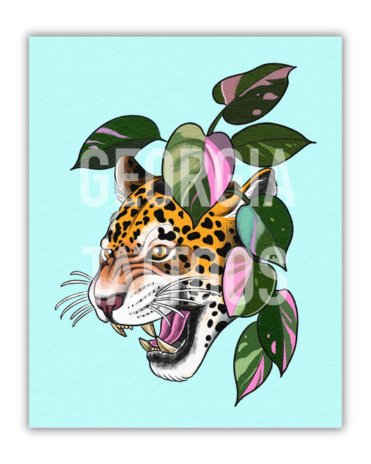 Jaguar Head Planter