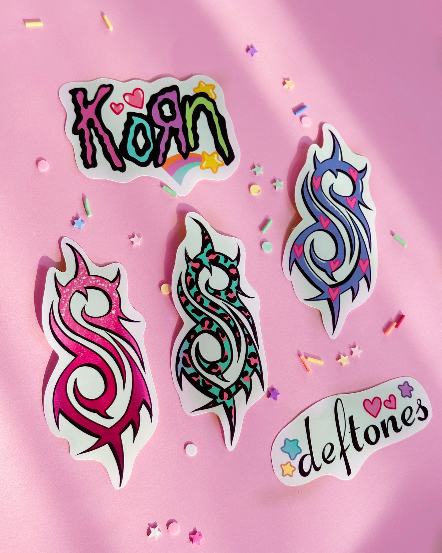 Kawaii Numetal Sticker Pack