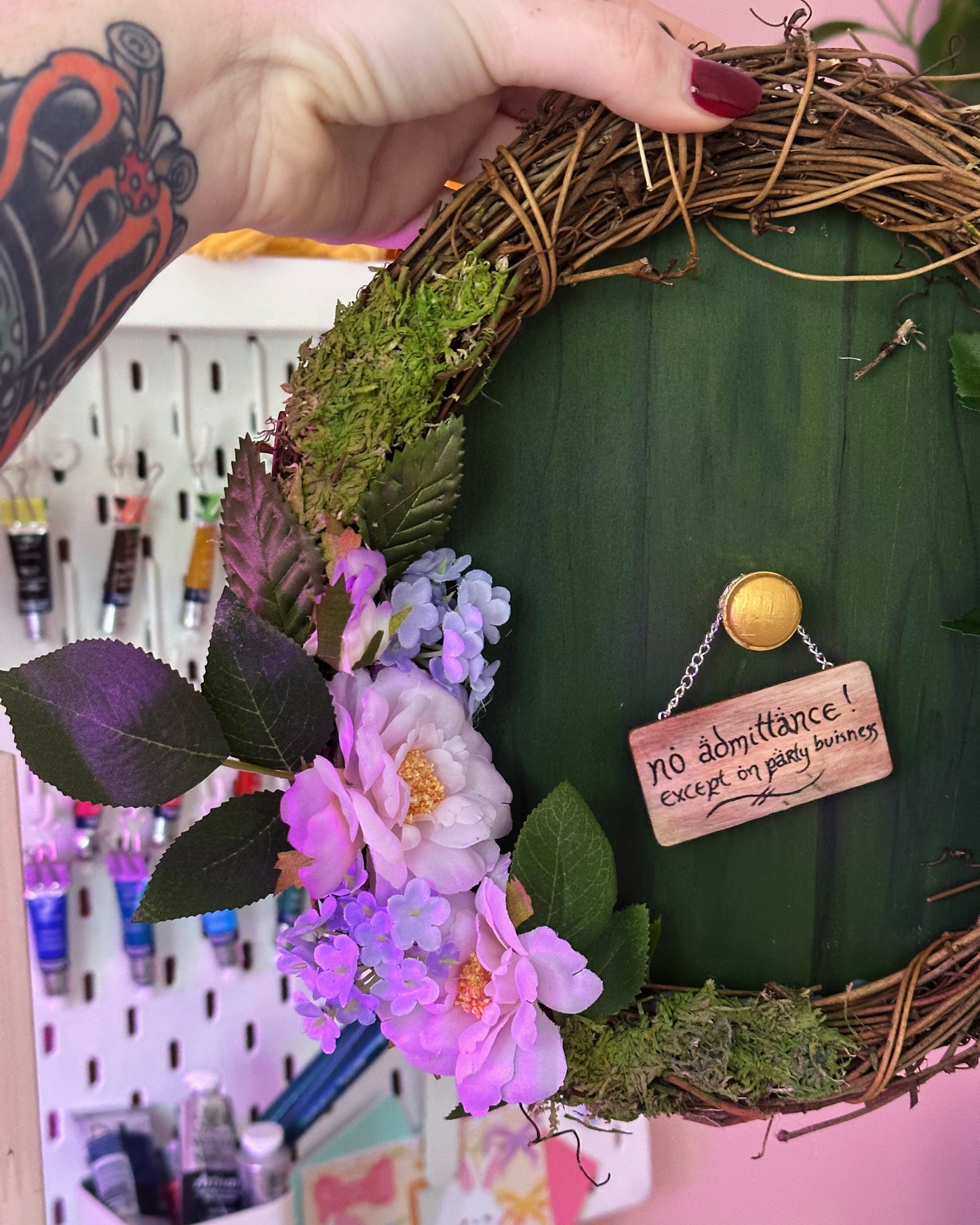 Hobbit Door Wreath