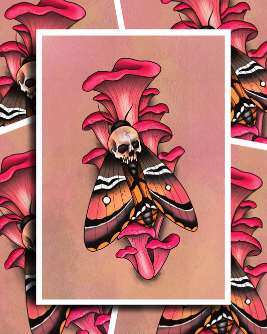 Death Moth Print