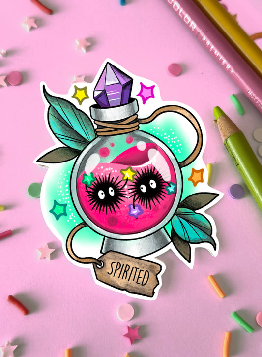 Soot Sprite Bottle Sticker