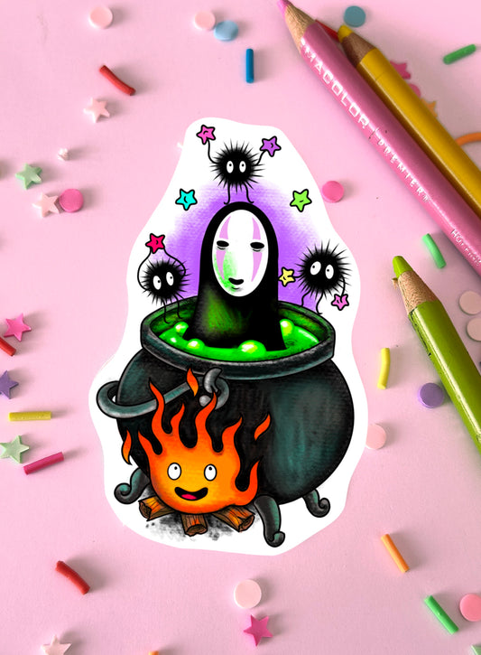 Noface Cauldron Sticker