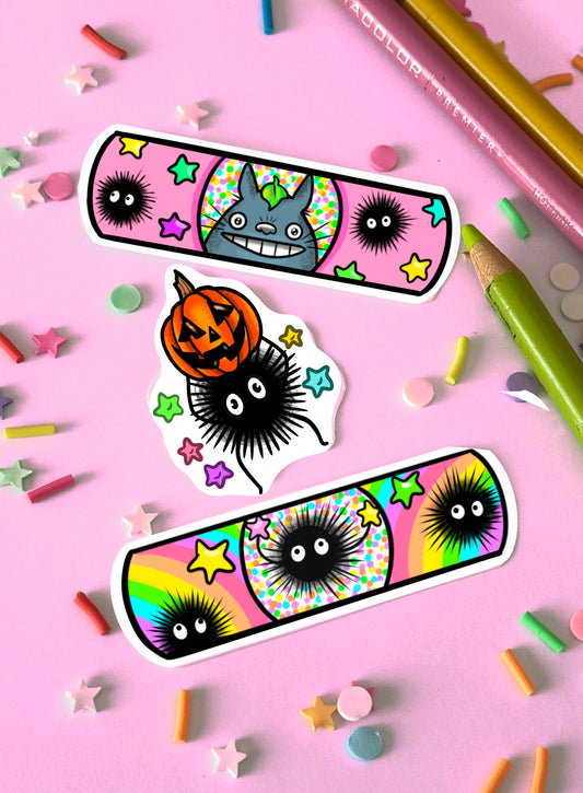 Bandaids & Soot Sprite Stickers
