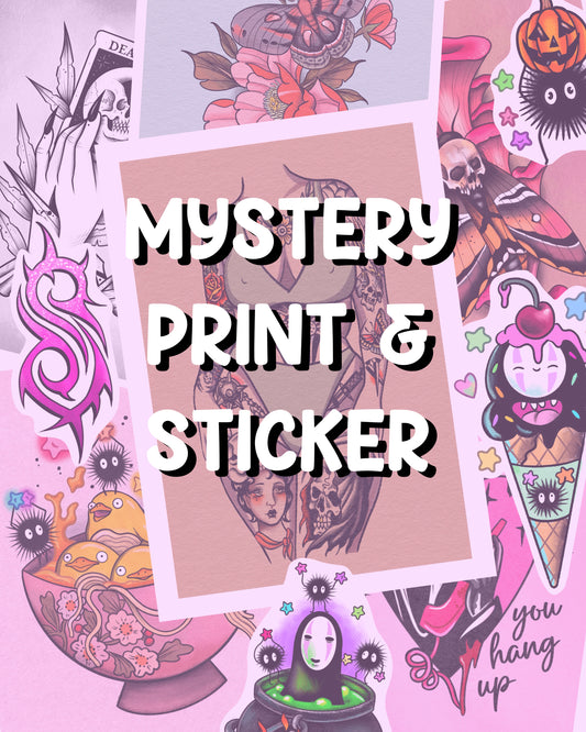 Mystery Print & Sticker Pack